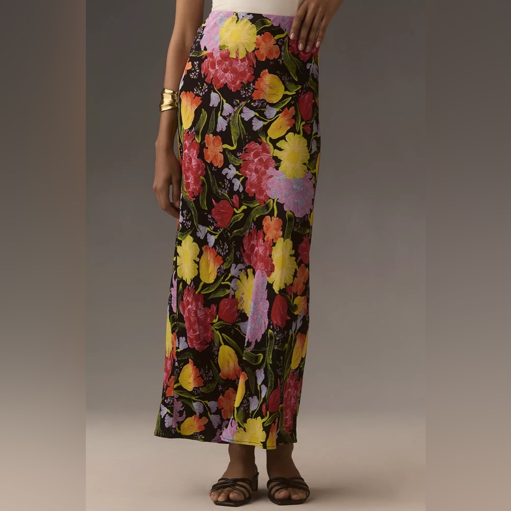 NWT The Yukiko Noritake Tilda Maxi Slip Skirt - Picture 4 of 5